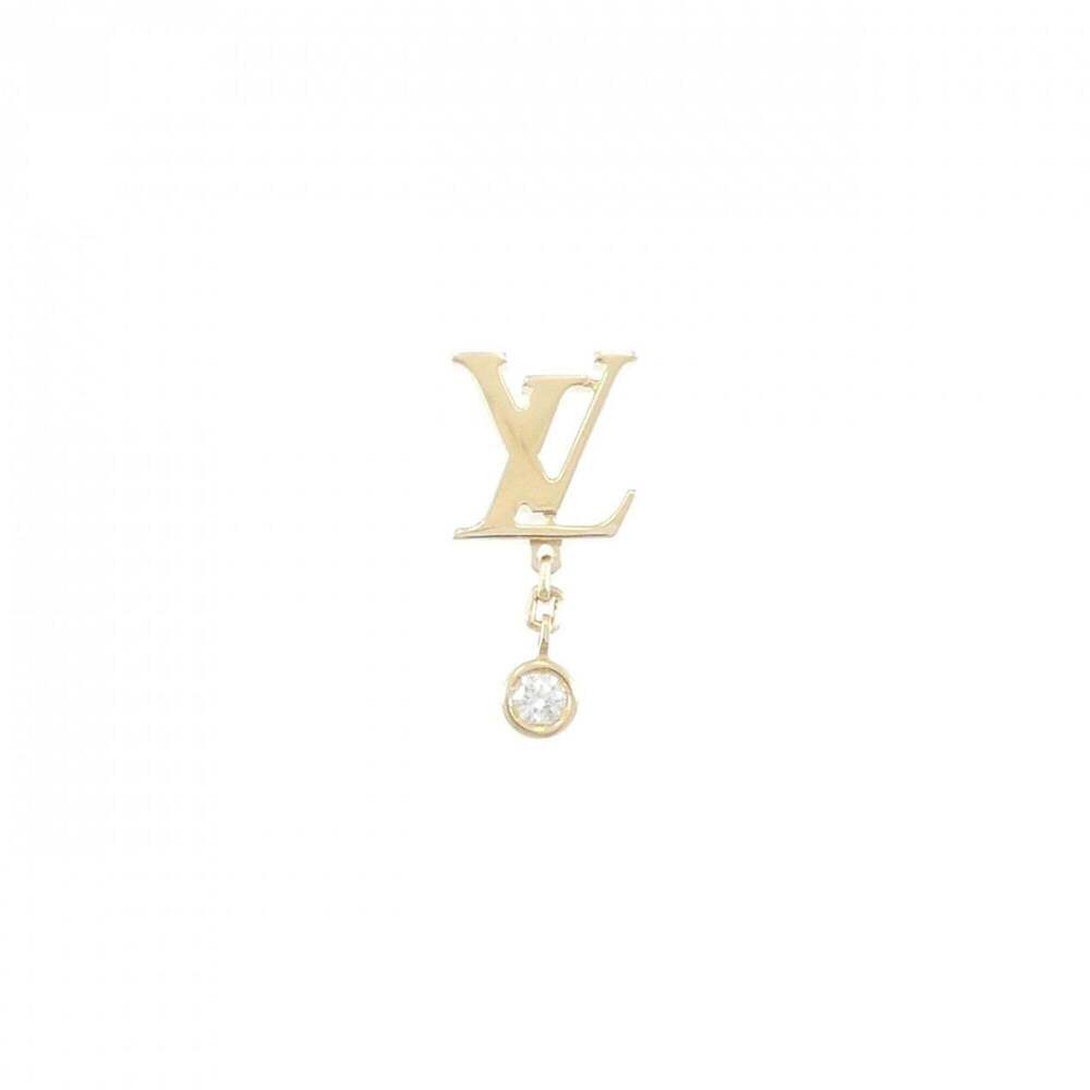 LOUIS VUITTON Gold Earrings - Picture 1 of 4